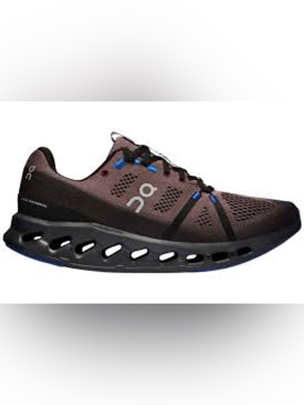 On Running Women's CloudSurfer in Black and purple 9